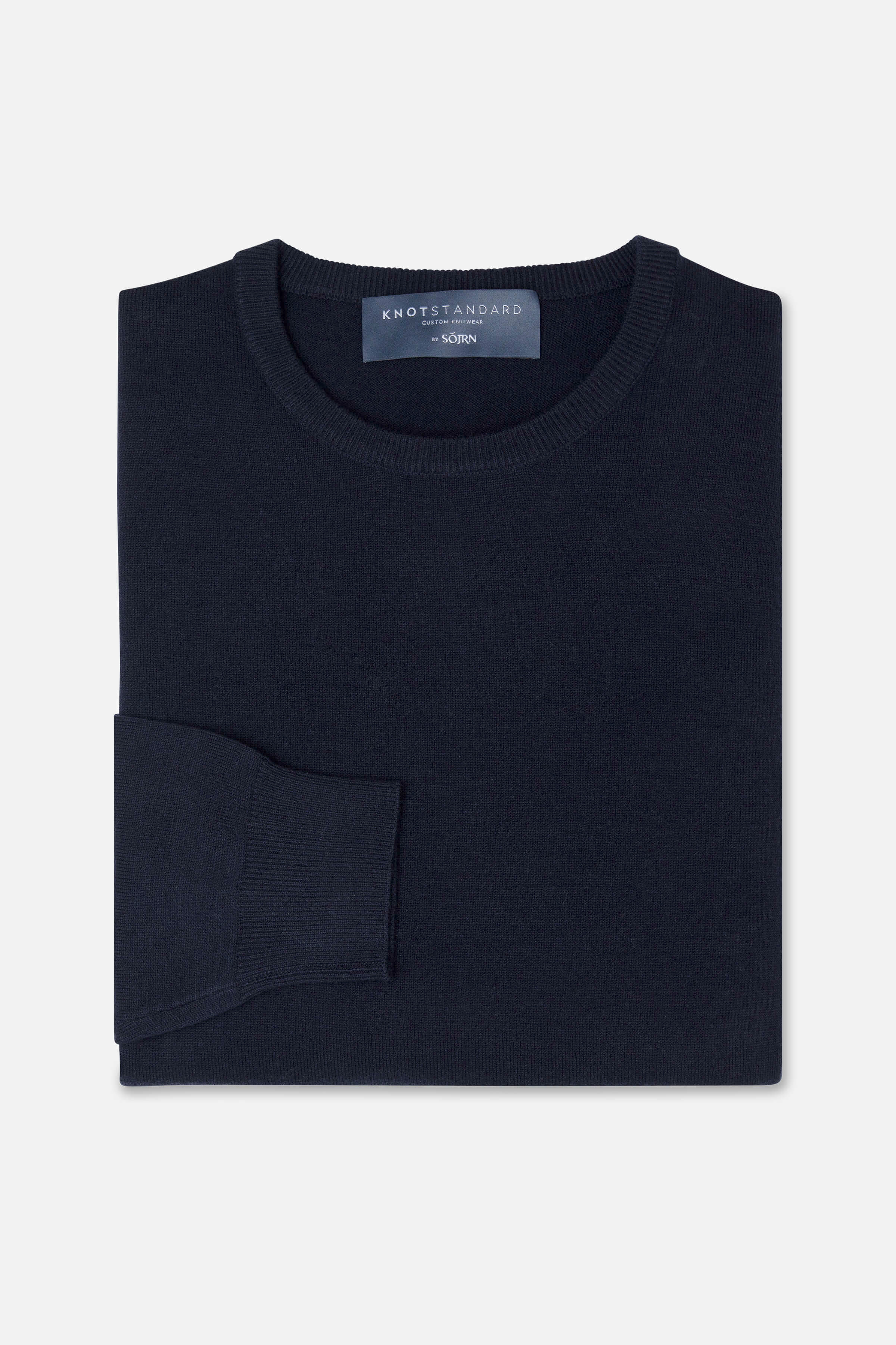 Knot Standard Navy Crewneck Sweater by Knot Standard