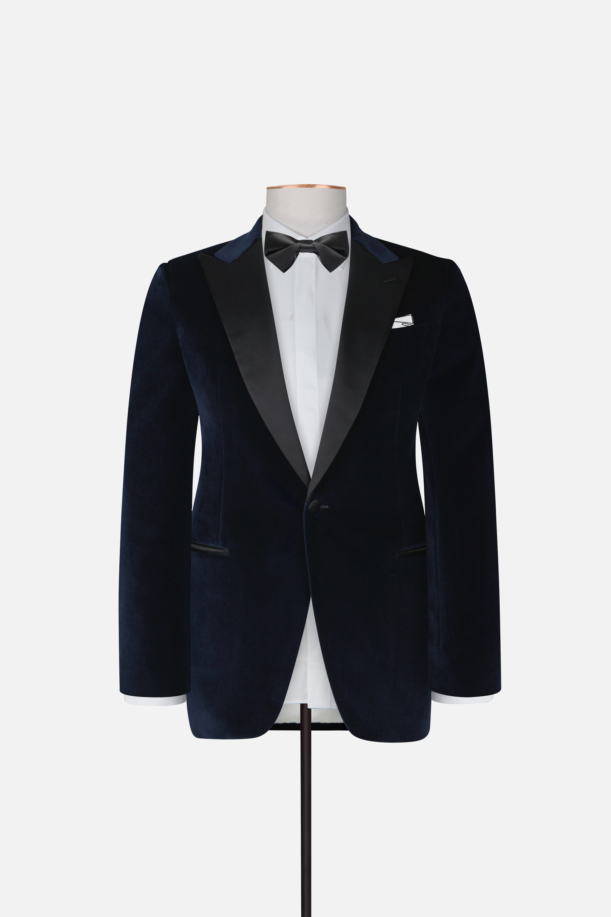 Knot Standard Midnight Velvet Dinner Jacket by Knot Standard