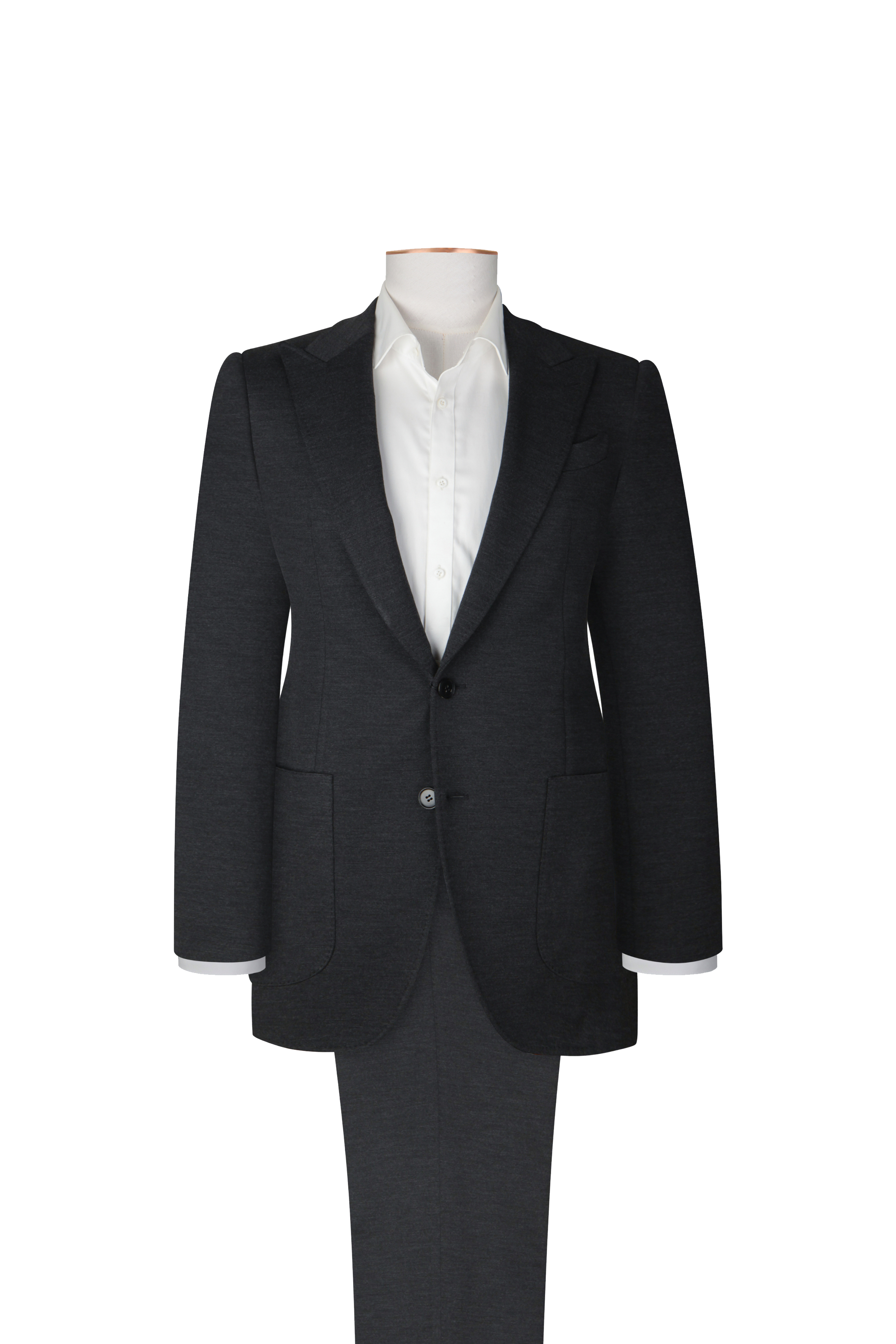 Studio Suit Jacket in Jersey Birdseye | Soft Cloth