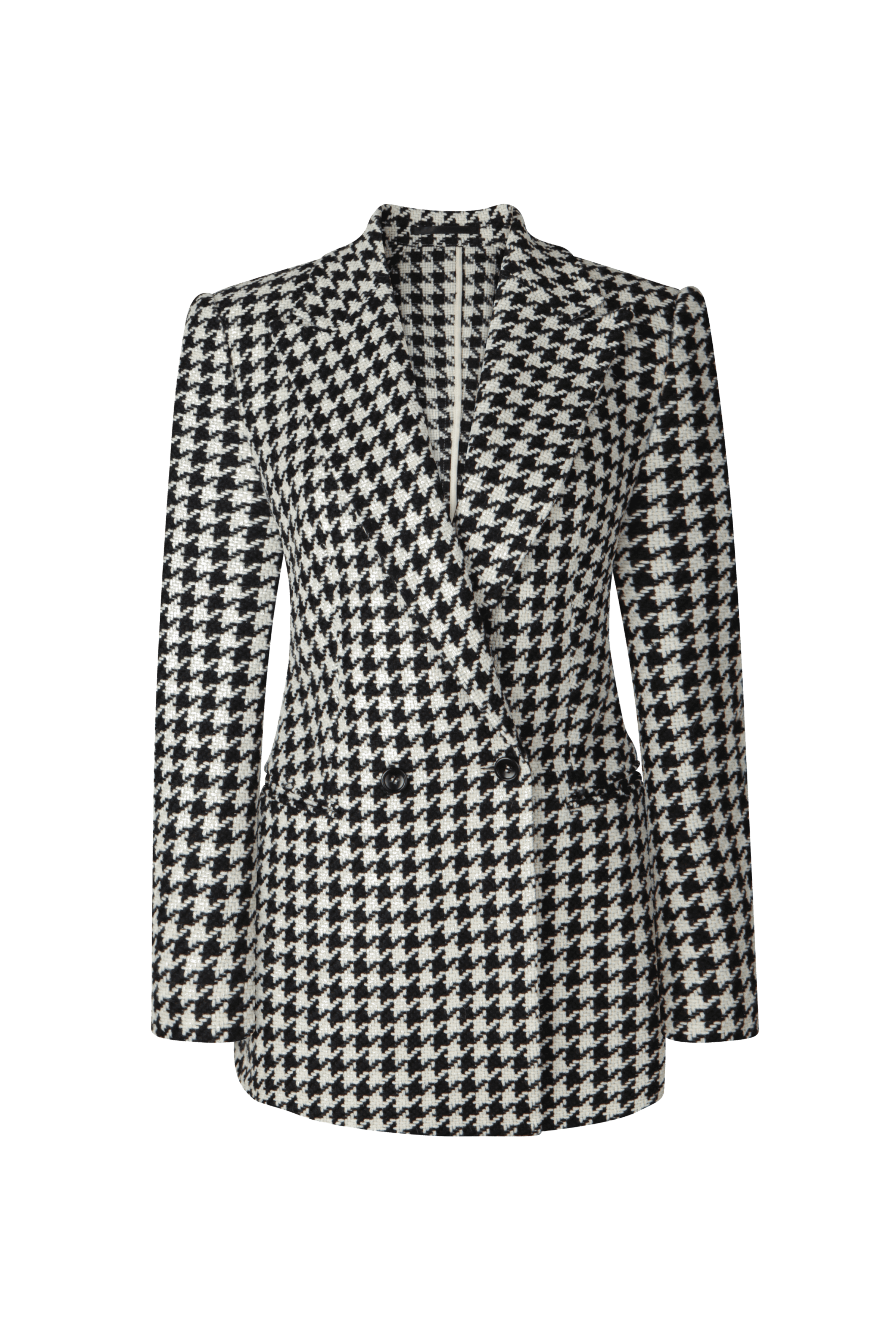 Ariston Black & White Houndstooth Blazer by Knot Standard