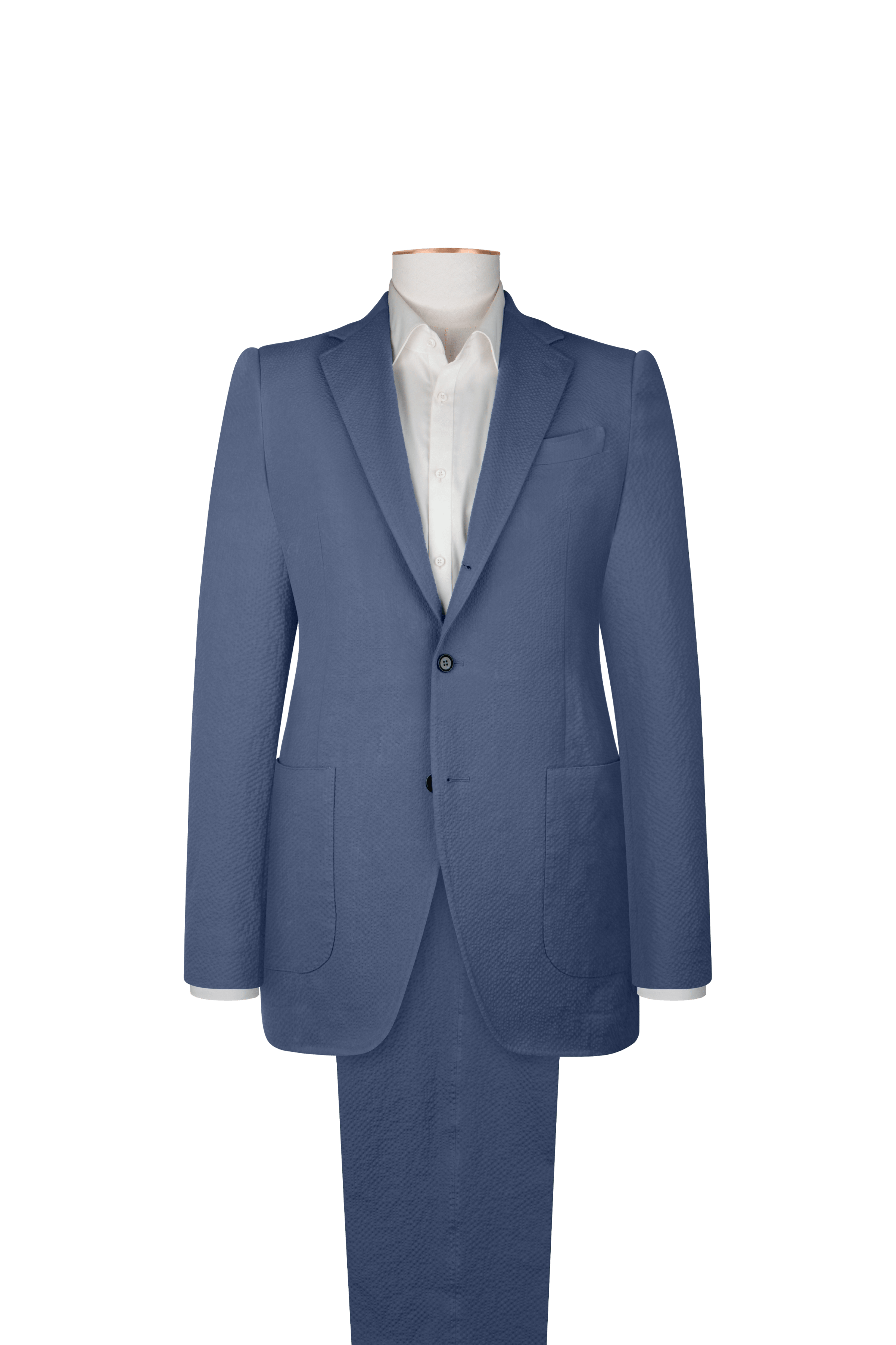 1920s Light Blue Seersucker Suit Men's Costume w/ Bow Tie – AbracadabraNYC