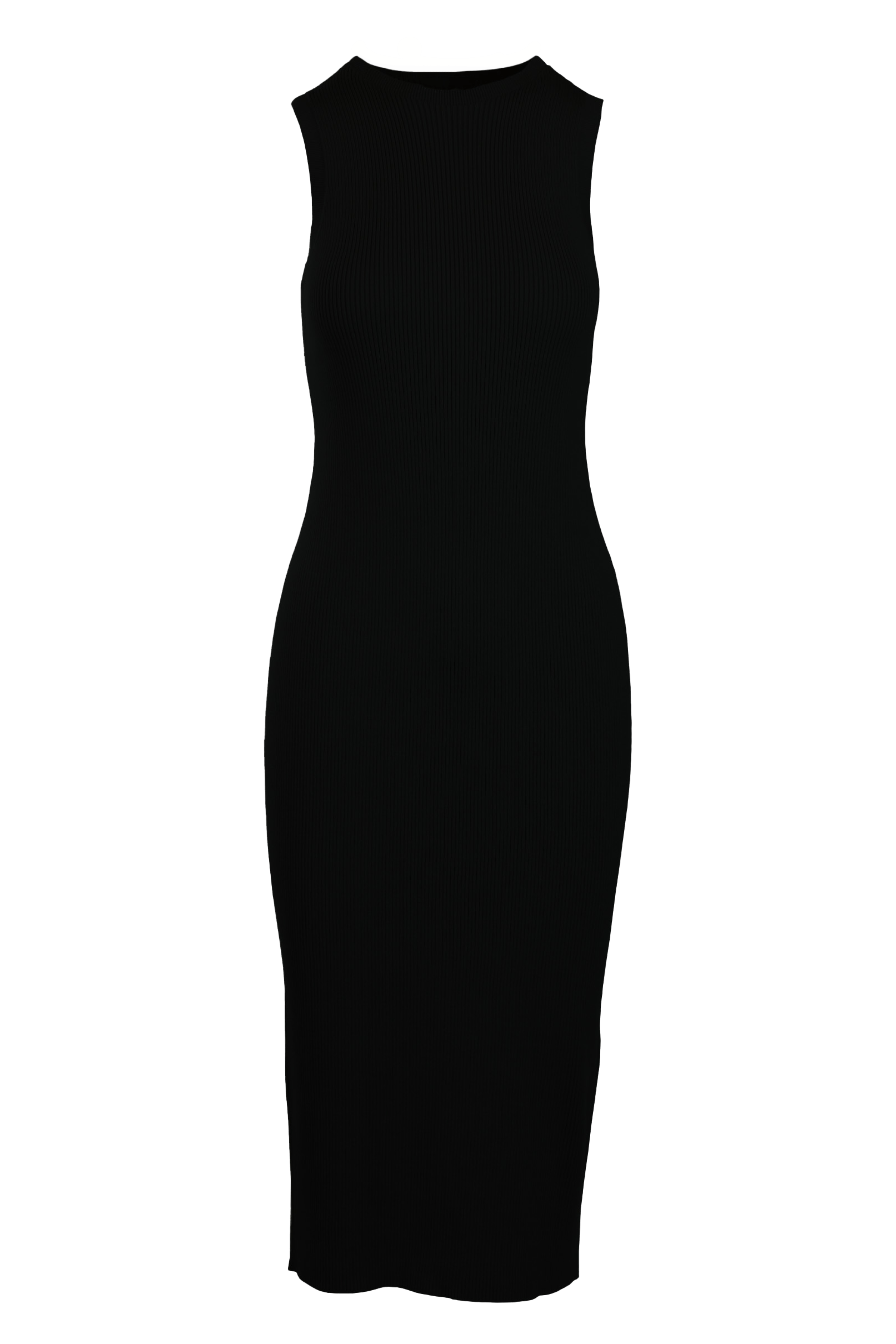 Knot Standard Black Sleeveless Midi Dress by Knot Standard