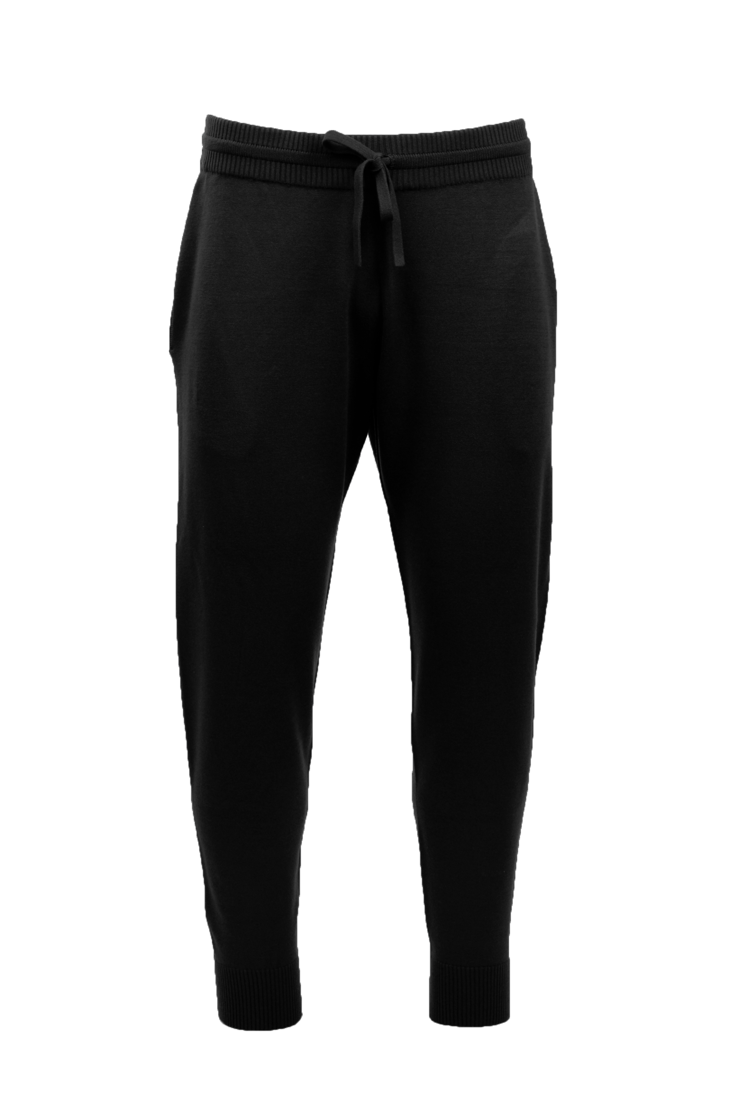 Knot Standard Black Knit Joggers by Knot Standard