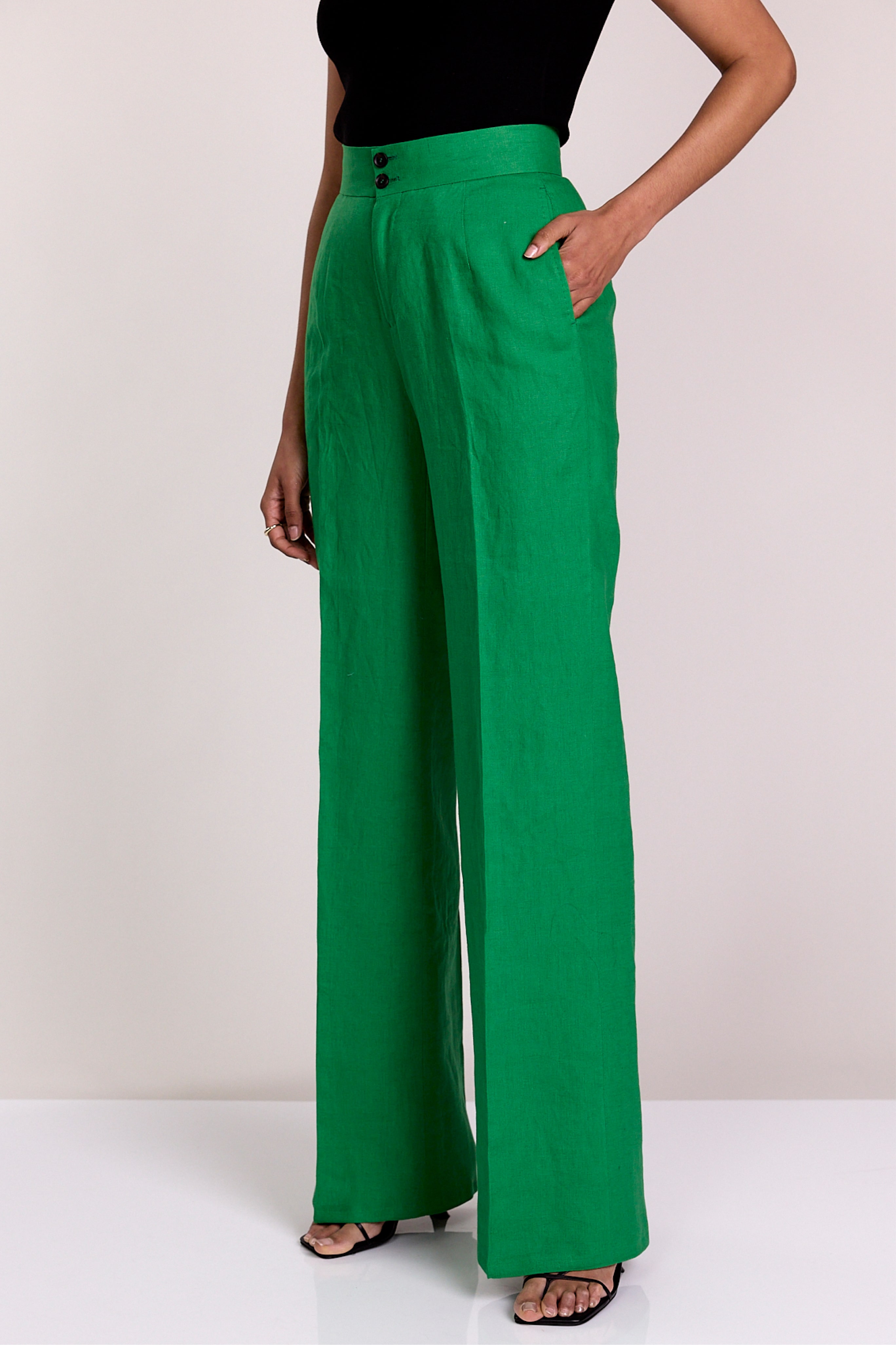 YYDGH Women's Velvet Pants High Waisted Flare Pants Solid Color Bell Bottom  Long Pants Trousers Dark Green Dark Green - Walmart.com