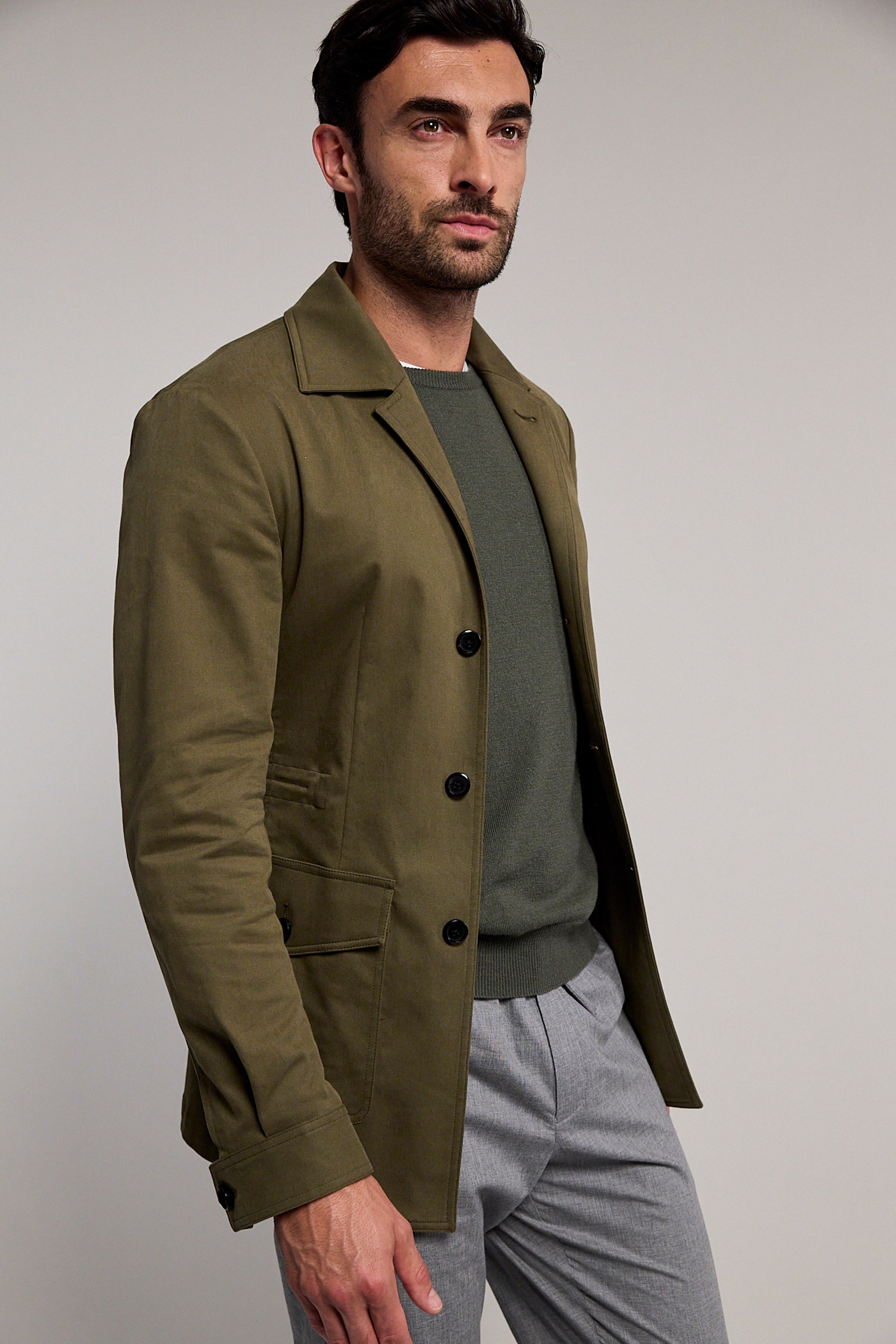 Hesworth Olive Green Field Jacket by Knot Standard